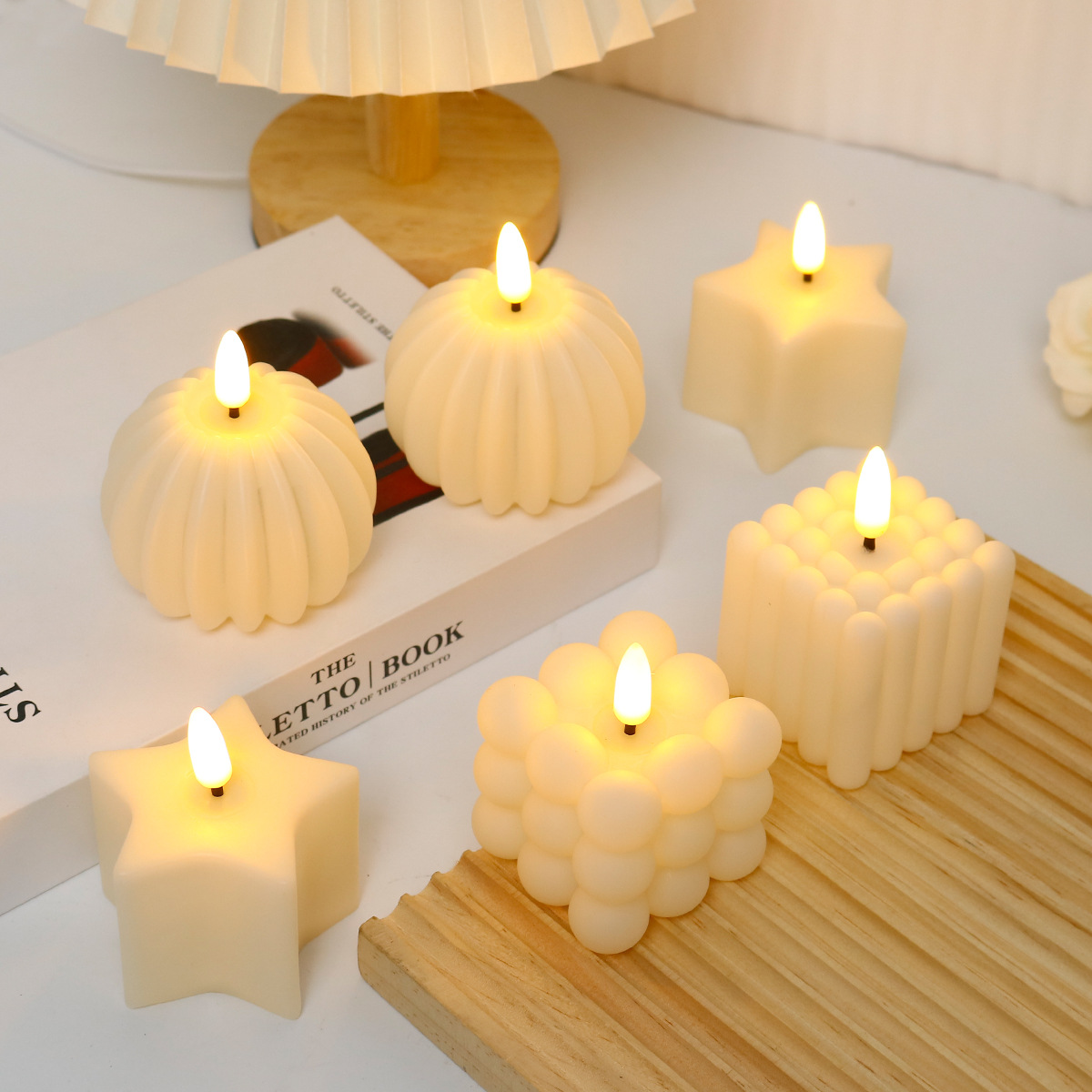 Lighting In Photography - Led Candle Cube for Wedding, Birthday,