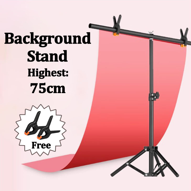 Photography Lighting Setup - T-shaped Photography Backdrops Stand Photo Studio