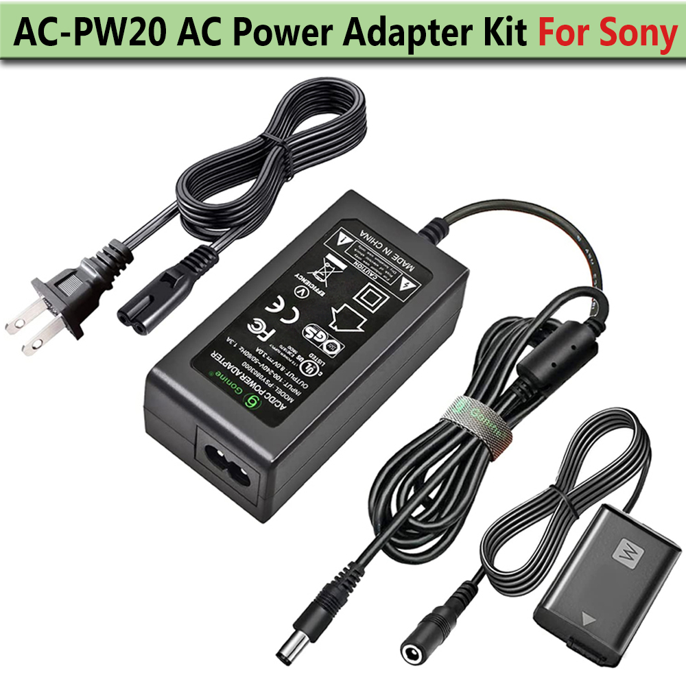 Sony Camera Zv-E10 - AC-PW20 ZV-E10 NP-FW50 Dummy Battery AC
