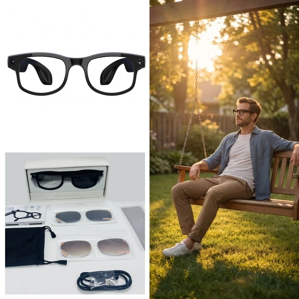 Photography Lighting - 2 in 1 AI Smart Glasses