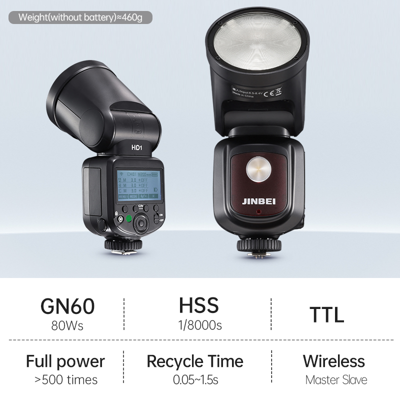 JINBEI HD-1Round-head HSS Spee - Lighting In Photography 评论和价格