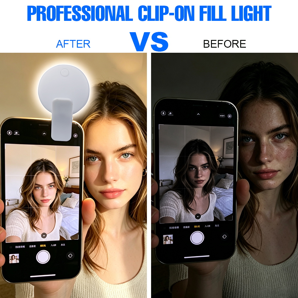 Portable Clip‑on Selfie Fill L - Photography Lighting Portable 评论和价格