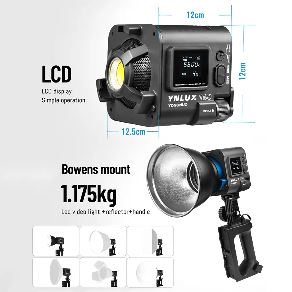 YONGNUO YNLUX100 100W 3200K-56 - Lighting In Photography 评论和价格