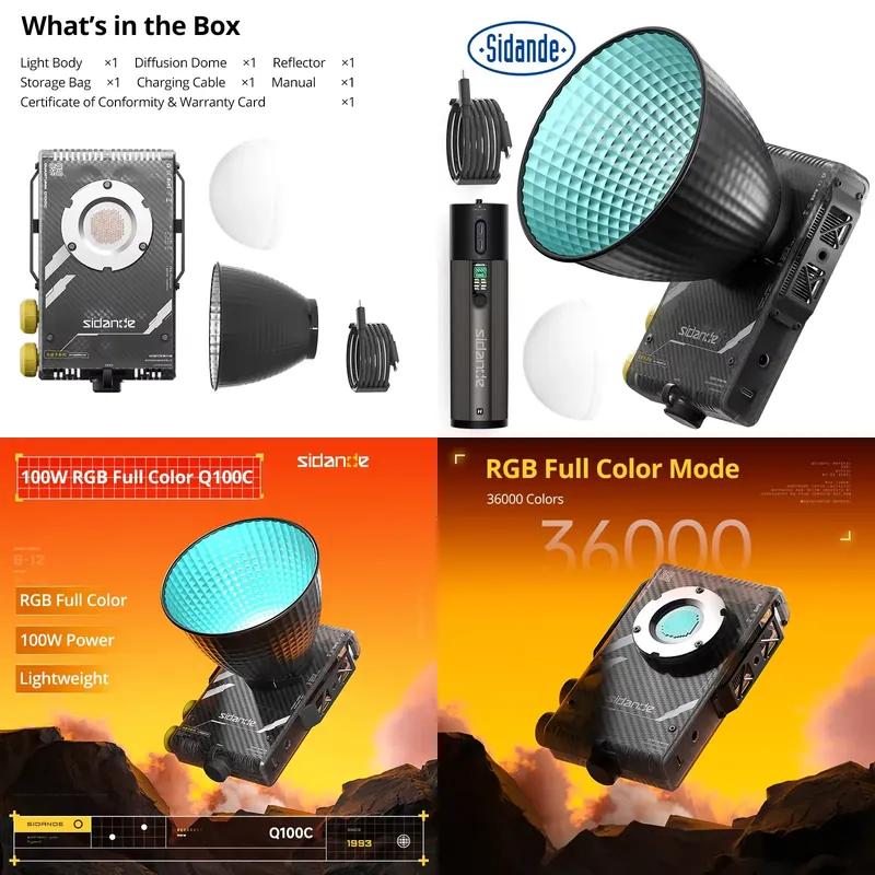 Brand For Sidande Q100C Q100Li - Photography Lighting Portable 评论和价格