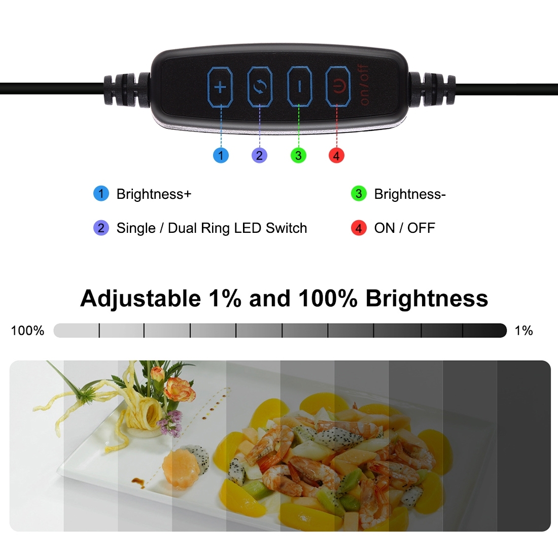 PULUZ 30cm 12inch Lightbox Min - Photography Lighting Kit With Backdrop 评论和价格