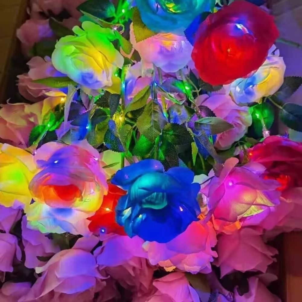 Glowing Artificial Rose Flower - Photography Artificial Lighting 评论和价格