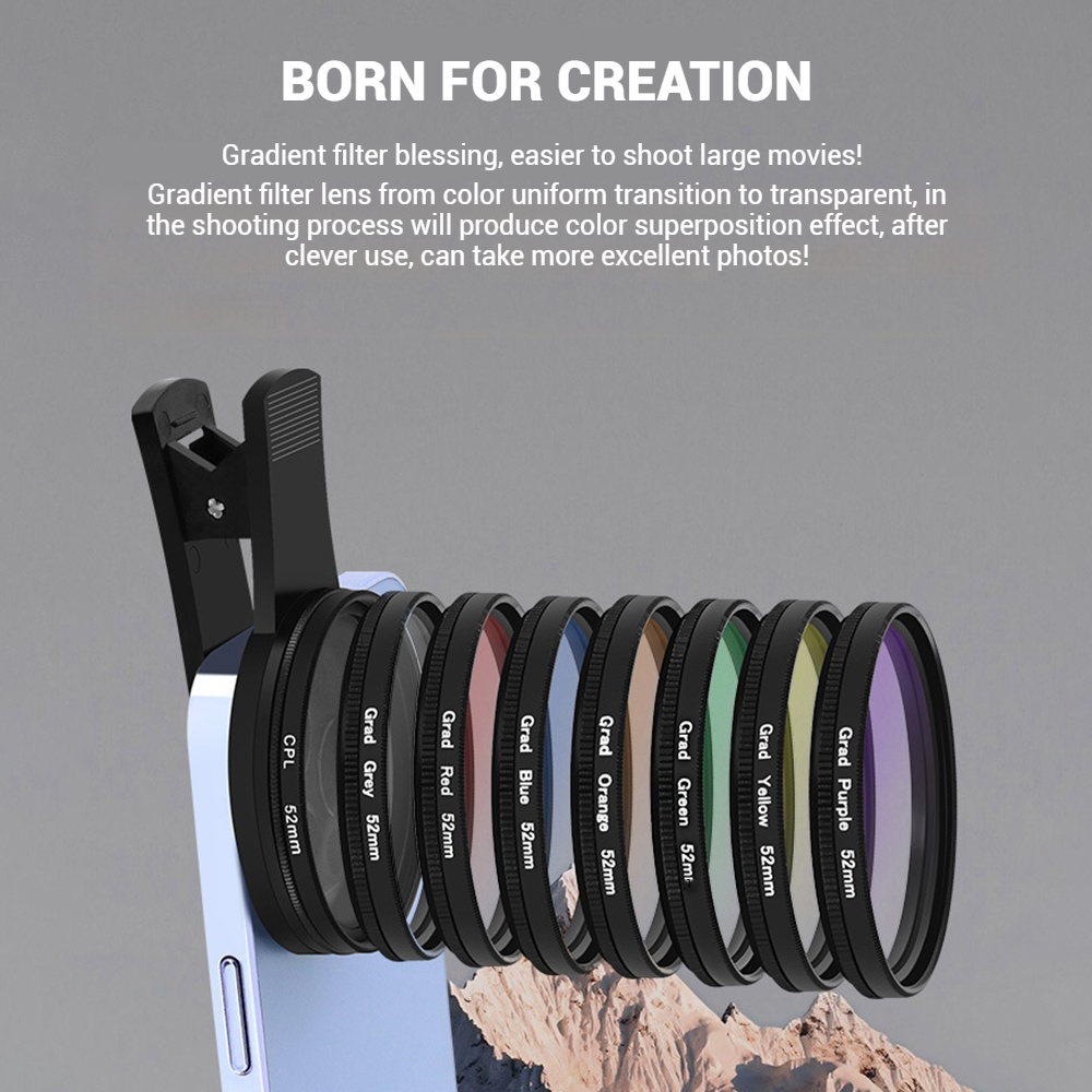 52mm Clip-On Smartphone Camera - Lighting In Photography For Beginners 评论和价格