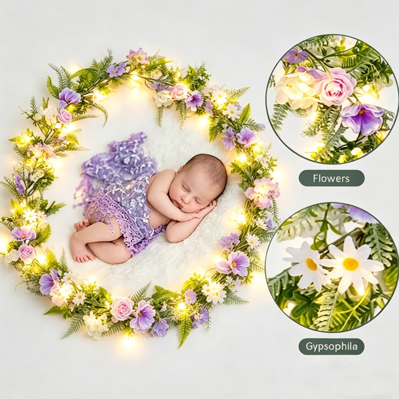LED Artificial Peony Daisy Vin - Photography Artificial Lighting 评论和价格