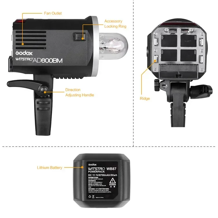 2026 Premium  AD600BM 600W Stu - Photography Lighting Portable 评论和价格