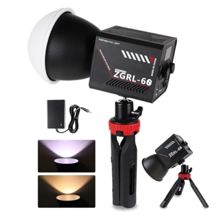 60W COB LED Video Light Handhe - Photography Lighting Portable 评论和价格