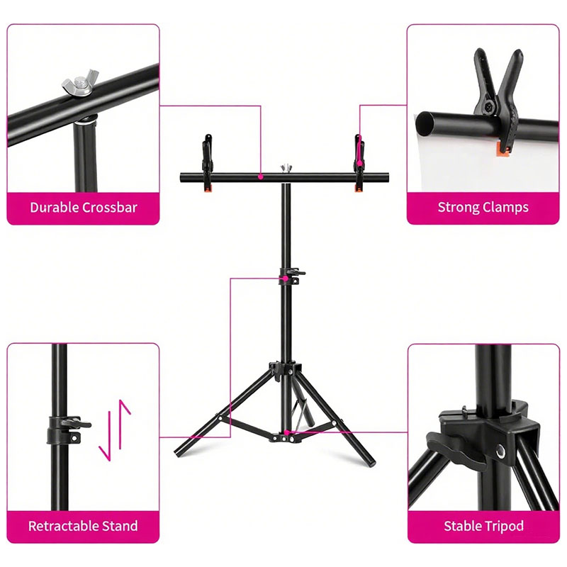 T-shaped Photography Backdrops - Photography Lighting Setup 评论和价格