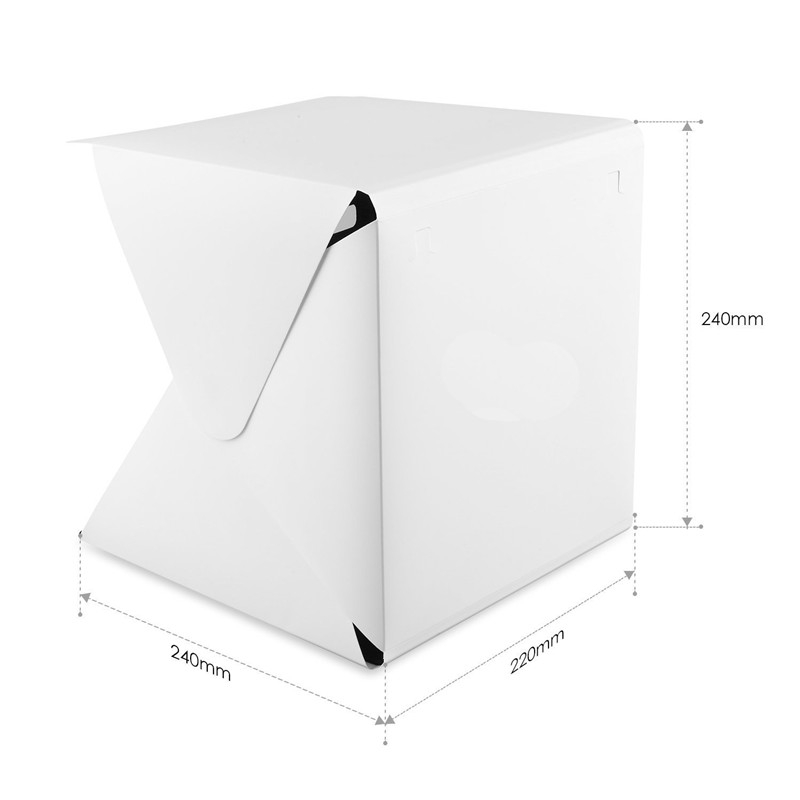 Portable Mini Photo Studio Box - Photography Lighting Kit With Backdrop 评论和价格