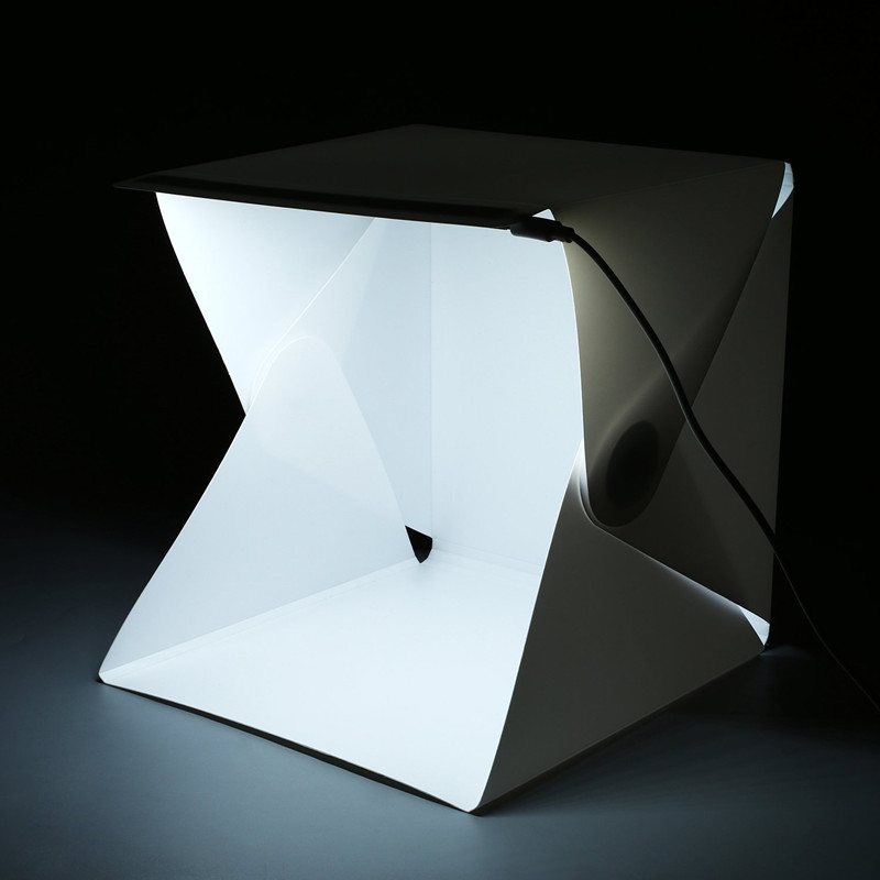 Portable Mini Photo Studio Box - Photography Lighting Kit With Backdrop 评论和价格