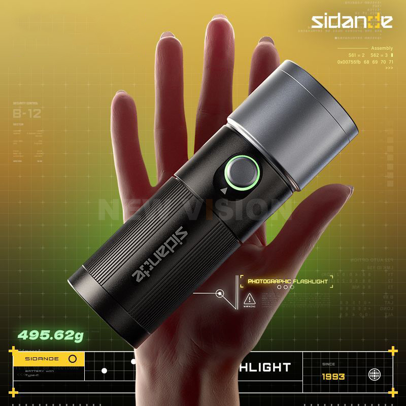 SIDANDE Videography Flashlight - Photography And Videography Lighting 评论和价格