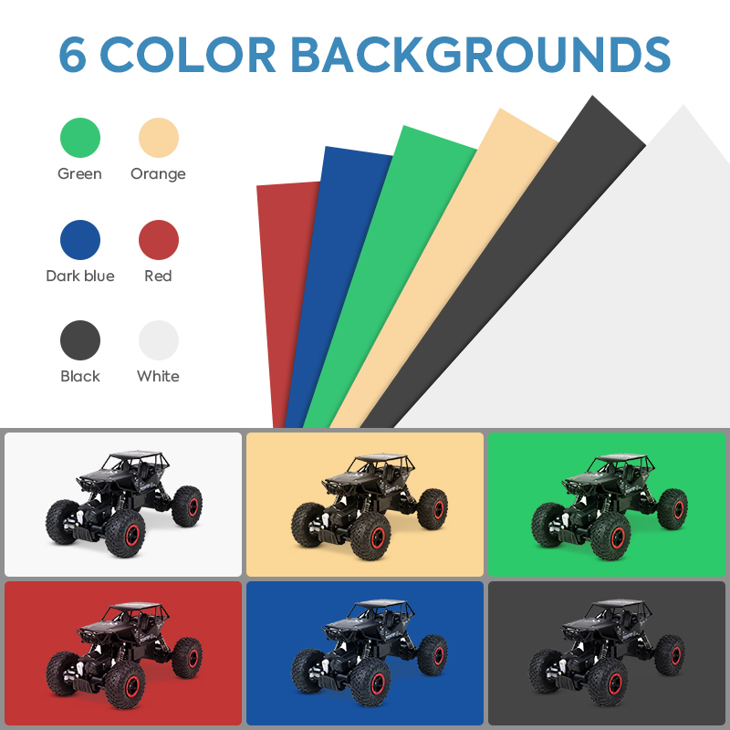 11.8x11.8inch Fold Photo Studi - Photography Lighting Kit With Backdrop 评论和价格