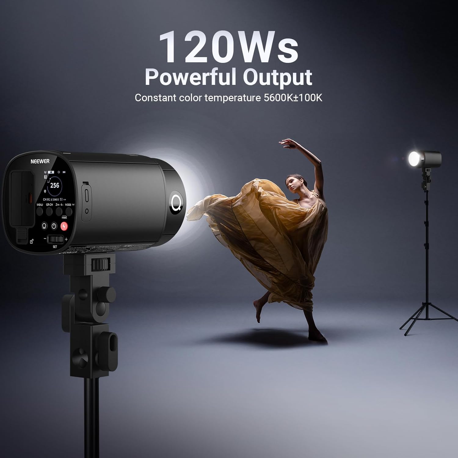 NEEWER 120Ws 2.4G TTL Outdoor  - Portable Strobe Monolight 评论和价格