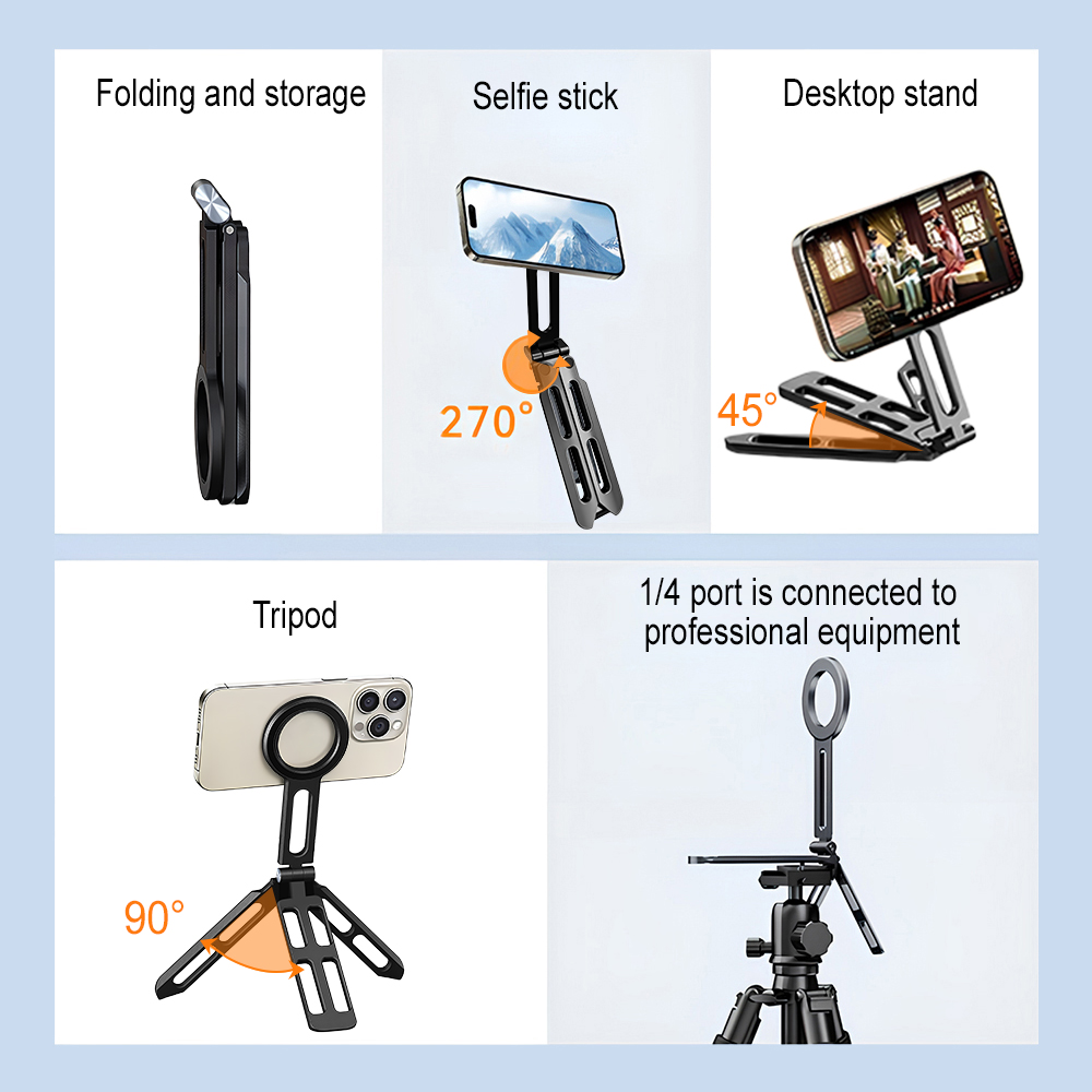 Magnetic Phone Holder Four-axi - Photography Lighting Portable 评论和价格