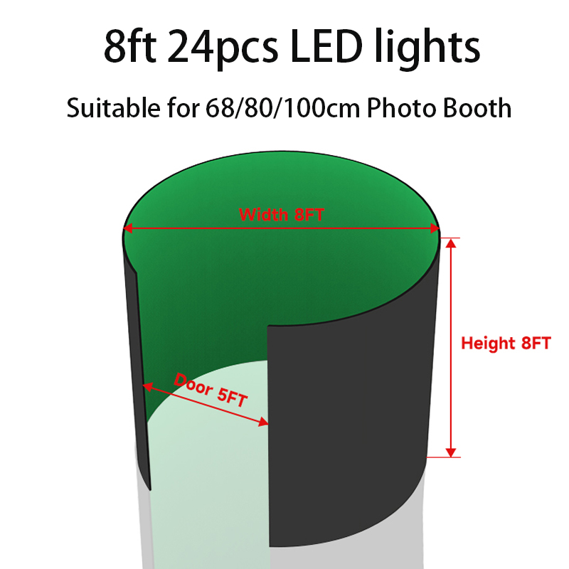 360 Photo Booth Enclosure Free - Photography Lighting Kit With Backdrop 评论和价格