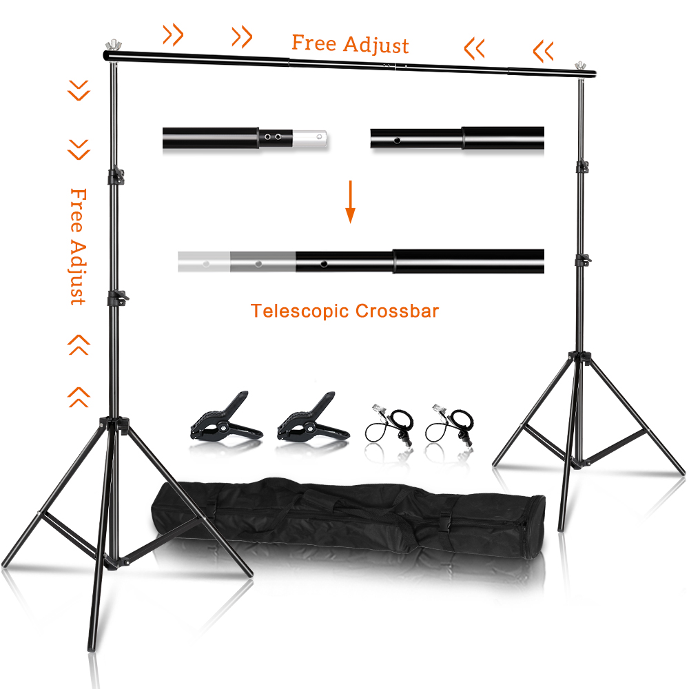 Photo Studio Background Photog - Photography Lighting Kit With Backdrop 评论和价格